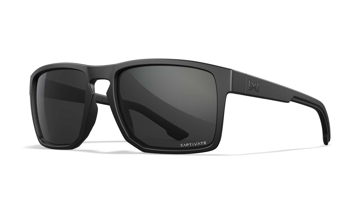 Wiley X Founder slnečné okuliare, Matte Black / CAPTIVATE Grey