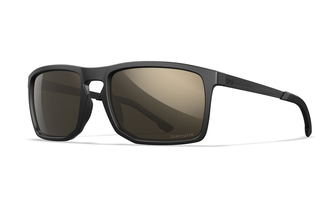 Wiley X Axe sončna očala Captivate Polarized Tungsten Mirror, mat črna