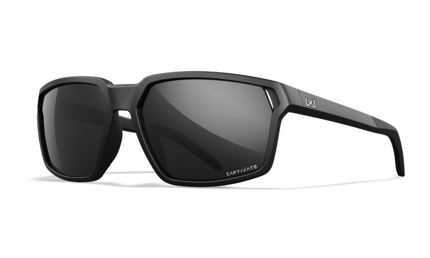Wiley X Sierra sončna očala Captivate Polarized, mat črna, črno ogledalo
