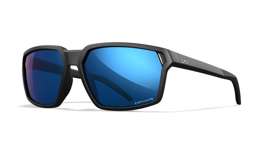 Wiley X Sierra sončna očala Captivate Polarized Blue mirror, mat črna