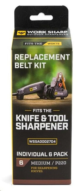 WORK SHARP nadomestni brusni pas keramični P220 za brusilko WSKTS-I 6-pack