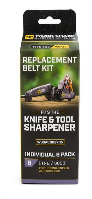 WORK SHARP P6000 brusni trak za brusilko WSKTS-I 6-pack, siv