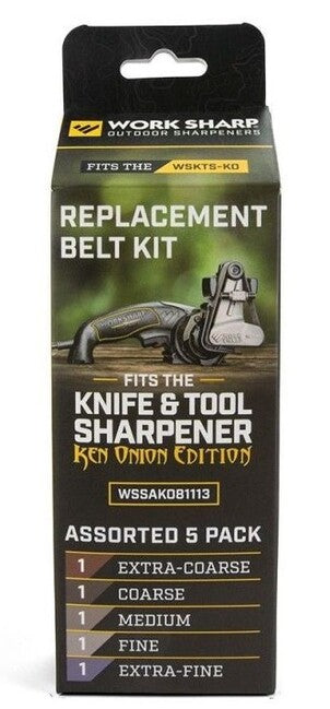 WORK SHARP komplet nadomestnih brusnih trakov 5-pack