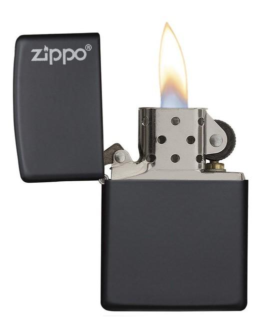 Zippo Benzine Lighter, Black Matte