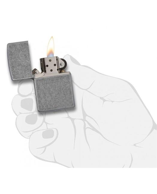 Zippo Antique Benzine Lighter, Silver