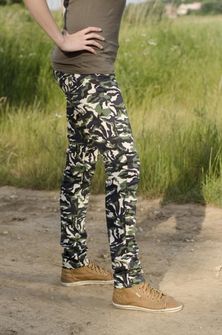 Ženske hlače Ping natur camouflage
