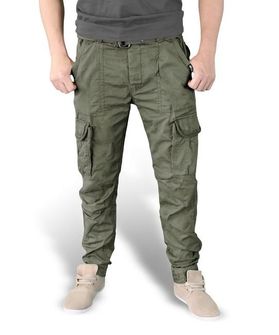 Surplus Premium Slimmy hlače, olivno zelene