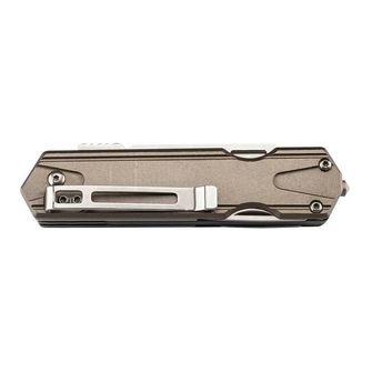 Večnamenski enorezni nož Herbertz 6,5 cm, 7 funkcij, aluminij, zlato