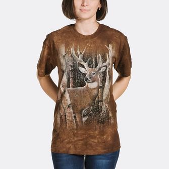 The Mountain 3D majica jelen v gozdu, unisex