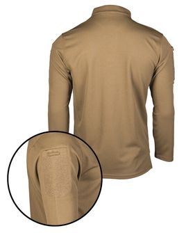 Mil-Tec  Taktična polo majica z dolgimi rokavi, temni kojot