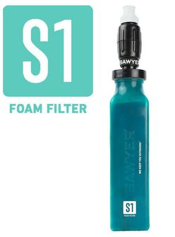 Sawyer filtracijska silikonska steklenica za vodo, modra