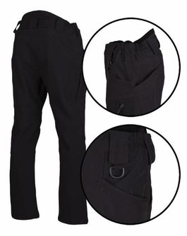 Mil-tec Assault toplotno izolirane softshell hlače, črne