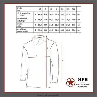 MFH moška termo spodnja majica, črna, level 2