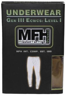 MFH moške termo spodnje hlače črna, level 1