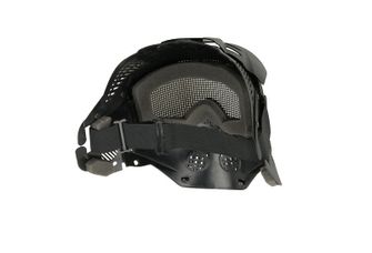 GFC Ultimate Tactical Guardian V1 airsoft maska, črne barve