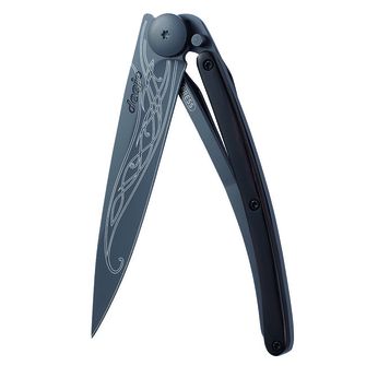 Deejo zložljivi nož Black tattoo ebony wood Elven blade