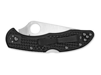 Spyderco Delica 4 Lahki žepni nož 7,5 cm črn, FRN