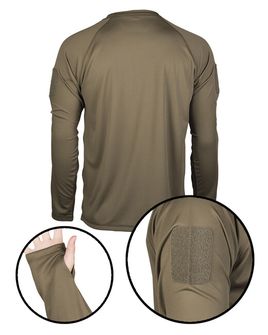 Mil-Tec  Taktična hitro sušeča majica z dolgimi rokavi, olivna