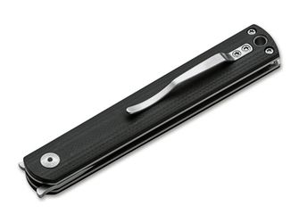 Böker Plus Nori, žepni nož G10, 7,5 cm, črn