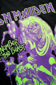 Brandit Iron Maiden majica Number of the Beast I, črna