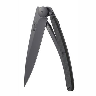 Deejo zložljivi nož Composite black carbon
