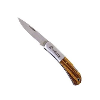 Haller Žepni nož Tame Stahlbacken Zebraholz, 420rsf, 60mm
