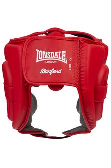 Lonsdale Stanford Box vadbena čelada za zaščito glave, rdeča