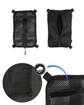Mil-Tec  Mrežnata organizacijska torba za srednje velik nahrbtnik, črna