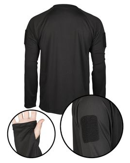 Mil-Tec  Taktična hitro sušeča majica z dolgimi rokavi, črna