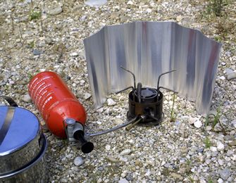 Origin Outdoors aluminijasta zaščita kuhalnika pred vetrom, 18 cm