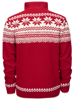 Brandit pulover Norwegian z zadrgo, rdeč