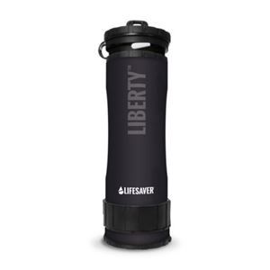 Lifesaver plastenka za filtriranje in čiščenje vode 400 ml, črna