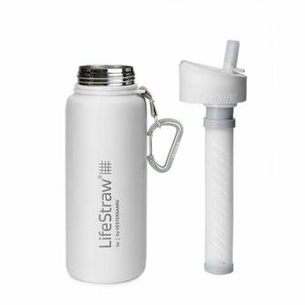 LifeStraw Go Filtrirna steklenica iz nerjavečega jekla 700ml bela