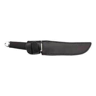 Nož Herbertz za pas, 18 cm Tanto, gumiran, črn