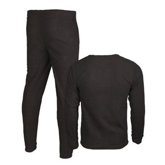 Mil-Tec BLACK FLEEC spodnje oblačilo za telo z okroglim strelom