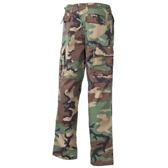 MFH taktične hlače US Combat BDU z ojačanim sedežem in koleni, gozdne barve