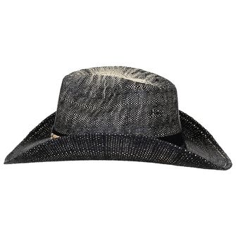 Fox Outdoor Slamnati klobuk Texas s trakom za klobuk, črno-rjav