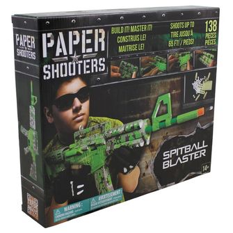 Papirnati strelci Papirnati strelci Green Spit komplet zložljivih pištol