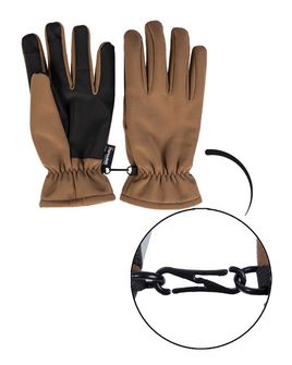 Mil-Tec  Thinsulate™ temne softshell rokavice Coyote