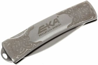 Eka Classic 5 moški žepni nož 5,6 cm, polno jeklo, okraski