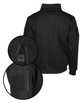 Mil-Tec  taktična majica s kapuco brez kapuce, črna