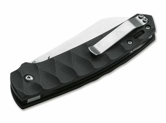 Böker Plus HADDOCK PRO žepni nož 8,7 cm, črn, G10, najlonsko ohišje