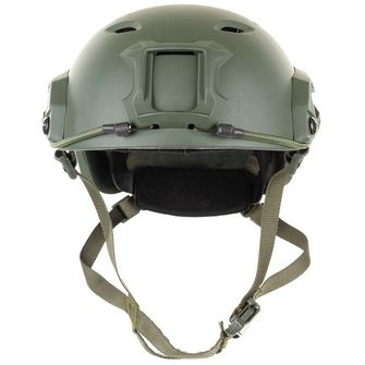 MFH Ameriška čelada FAST-paratroopers, ABS-plastik, OD zelena
