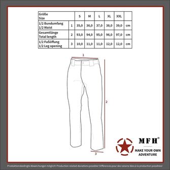 Fox Outdoor Termo-funkcionalne spodnje hlače, dolge, črne