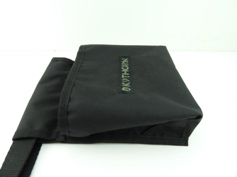 K9 Thorn torbica za prigrizke odprta, s pasom, črna