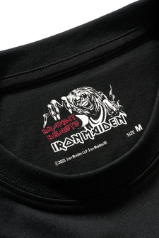 Brandit Iron Maiden majica Eddy Glow, črna