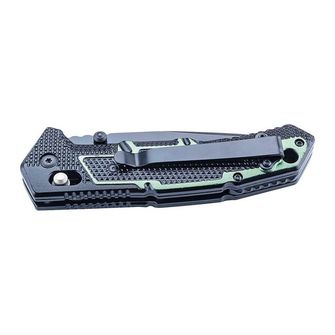 Enoročni žepni nož Herbertz 9,4 cm Axis Lock, aluminij, črno-zelena