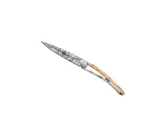 Deejo zložljivi nož Tattoo wood Terra Incognita