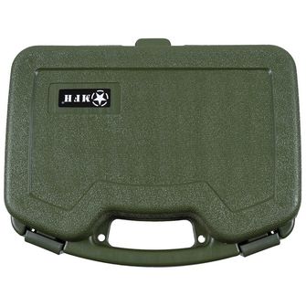MFH Kovček za pištolo, plastičen, velik, z možnostjo zaklepanja, zelene barve