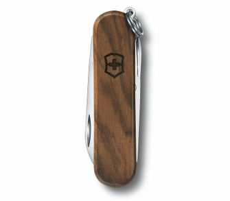 Večnamenski nož Victorinox Classic SD Wood 58 mm, orehov les, 5 funkcij
